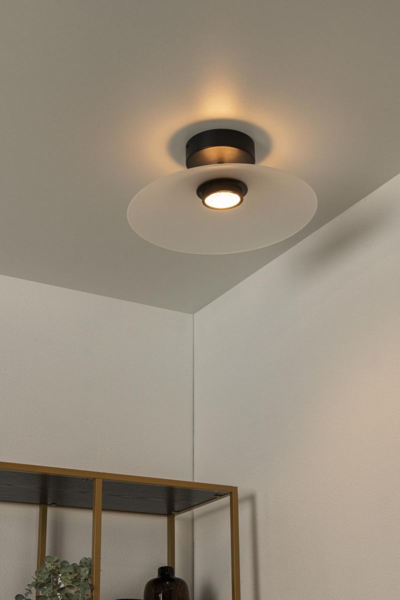 Lucide MENGA - Zapustené stropné svietidlo - Ø 40 cm - LED Rozm. - 1x10W 2700K - Opál